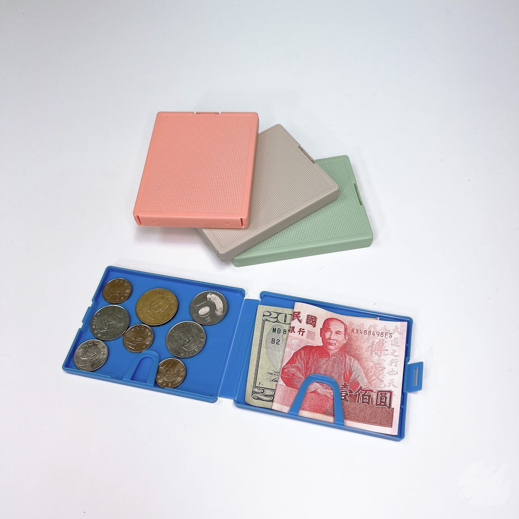 KEYDEX 馬卡龍PP錢包 (4入裝) / 隨身收納盒、名片盒、小物收納盒、遊戲卡盒、小藥盒 原價NT$199 嘗鮮價NT$99
