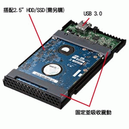 KEYDEX® USB 3.0 可堆疊防震硬碟外接盒 (已停產，可批量接單生產)